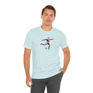 Soccer Player Geometric Graphic Tee - T-shirts - s