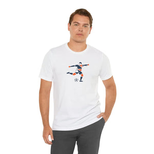 Soccer Player Geometric Graphic Tee - T-shirts - s