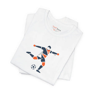 Soccer Player Geometric Graphic Tee - T-shirts - s