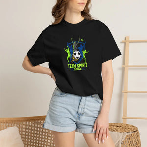 Soccer Team Spirit T-shirt, ?Team Goal’ Graphic Tee - T-shirts - m