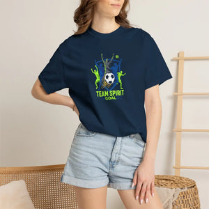 Soccer Team Spirit T-shirt, ?Team Goal’ Graphic Tee - T-shirts - m