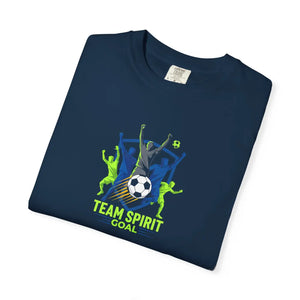 Soccer Team Spirit T-shirt, ?Team Goal’ Graphic Tee - T-shirts - m