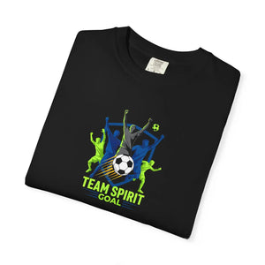 Soccer Team Spirit T-shirt, ?Team Goal’ Graphic Tee - T-shirts - m