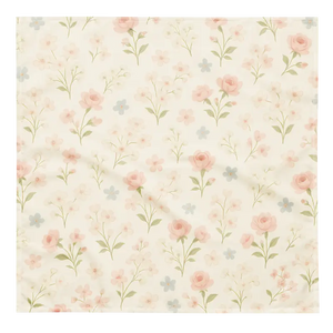 Soft Floral Print Bandana Lightweight Headwear - Dipaliz - Bandanas & Headties