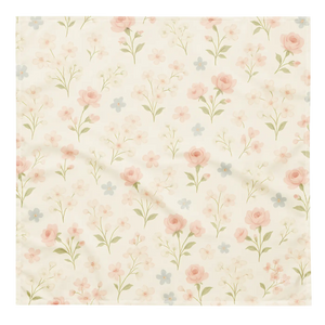 Soft Floral All-over Print Bandana - Recycled Fabric - Dipaliz - Bandanas & Headties