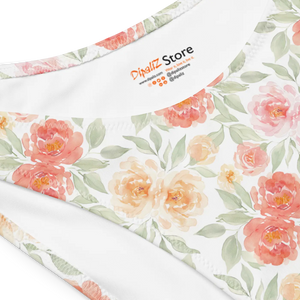 Soft Petal Recycled Bandeau Bikini | Upf50+ V-cut - Classic Bikinis - Xs
