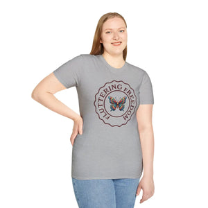 Butterfly Softstyle t Shirt Cotton Tee Fluttering Freedom Dipaliz - T-shirts