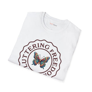 Butterfly Softstyle t Shirt Cotton Tee Fluttering Freedom Dipaliz - T-shirts