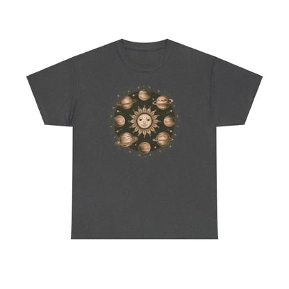 Unisex Solar System Heavy Cotton Tee - Sustainable Style - T-shirt