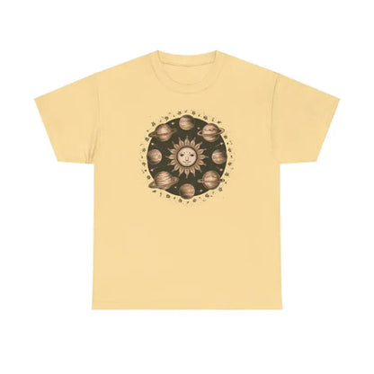 Unisex Solar System Heavy Cotton Tee - Sustainable Style - T-shirt