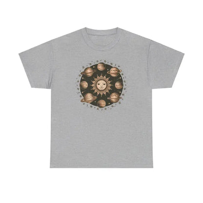 Unisex Solar System Heavy Cotton Tee - Sustainable Style - T-shirt