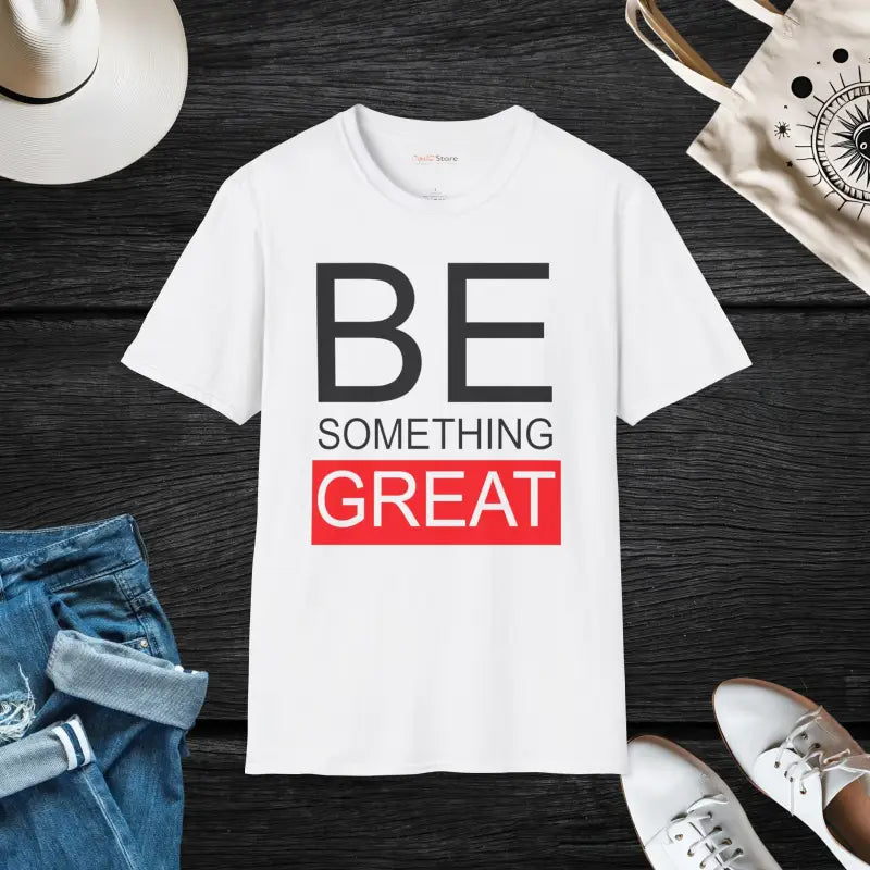 Discover Comfort in the Great Unisex Softstyle Tee - White / s T-shirt