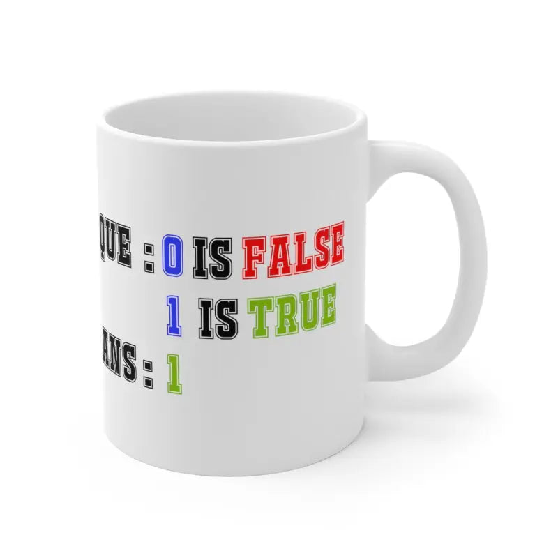 Upgrade to Elegance: Programming True False Mug for Mornings - 11oz