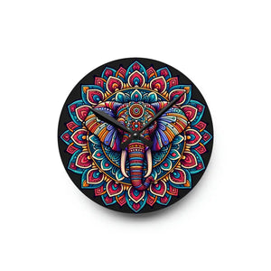 Home Decor - Acrylic Wall Clock - Bold Statement Design - Dipaliz 8’’ × (round)