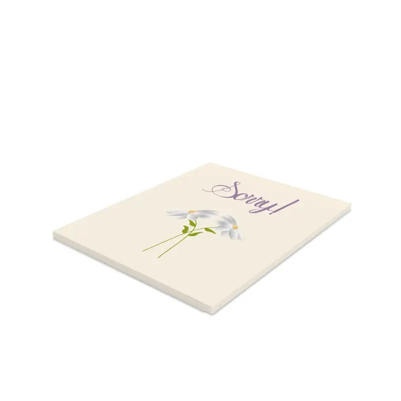 Elegant Sorry Greeting Cards with Matching White Envelopes - Paper Products