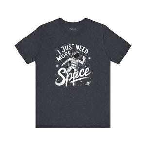 Astronaut Unisex Jersey Short Sleeve Tee i Need More Space - Dipaliz - Heather Navy / s - T-shirts