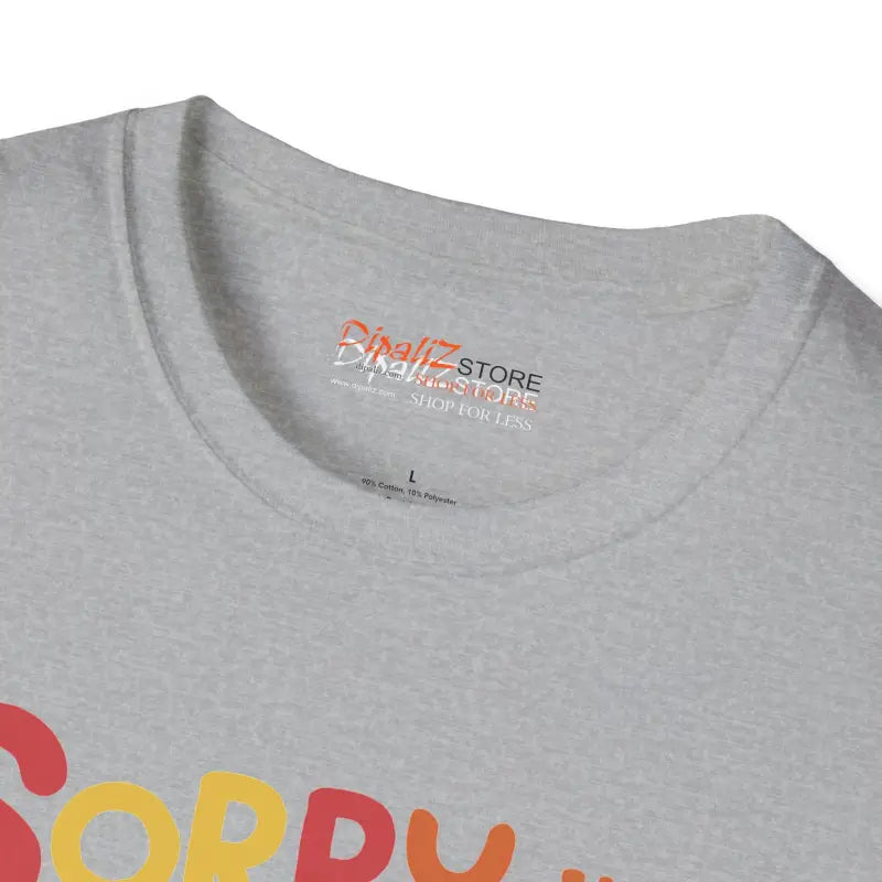 Tardy & Funny: Cozy Cotton Delight Unisex Tee - T-shirt