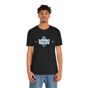 Sound Waves Unisex Jersey Short Sleeve Tee - Dipaliz - T-shirts