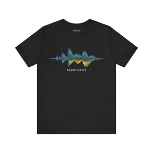 Soft Unisex Jersey Short Sleeve - Sound Waves - Dipaliz - T-shirts