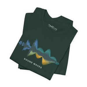 Soft Unisex Jersey Short Sleeve - Sound Waves - Dipaliz - T-shirts
