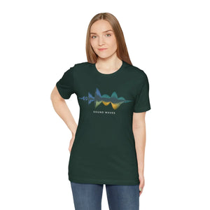 Soft Unisex Jersey Short Sleeve - Sound Waves - Dipaliz - T-shirts