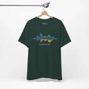 Soft Unisex Jersey Short Sleeve - Sound Waves - Dipaliz - T-shirts