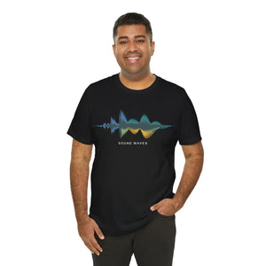 Soft Unisex Jersey Short Sleeve - Sound Waves - Dipaliz - T-shirts
