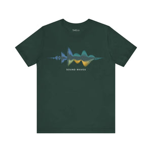 Soft Unisex Jersey Short Sleeve - Sound Waves - Dipaliz - T-shirts