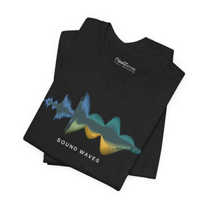 Soft Unisex Jersey Short Sleeve - Sound Waves - Dipaliz - T-shirts