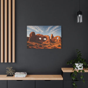 Desert Arches Matte Canvas – Pine Wood Frame - Dipaliz - Posters Prints & Visual Artwork