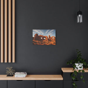 Desert Arches Matte Canvas – Pine Wood Frame - Dipaliz - Posters Prints & Visual Artwork