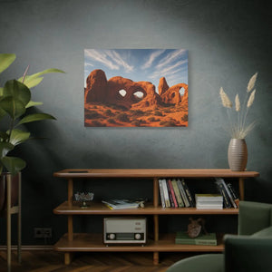 Desert Arches Matte Canvas – Pine Wood Frame - Dipaliz - Posters Prints & Visual Artwork