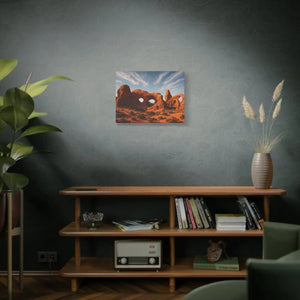 Desert Arches Matte Canvas – Pine Wood Frame - Dipaliz - Posters Prints & Visual Artwork