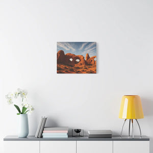 Desert Arches Matte Canvas – Pine Wood Frame - Dipaliz - Posters Prints & Visual Artwork