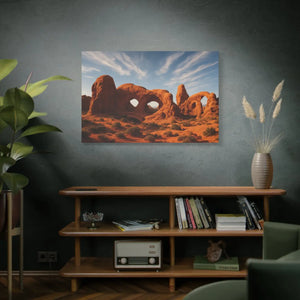 Desert Arches Matte Canvas – Pine Wood Frame - Dipaliz - Posters Prints & Visual Artwork