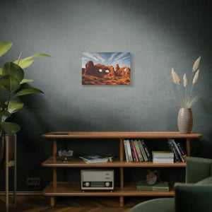 Desert Arches Matte Canvas – Pine Wood Frame - Dipaliz - Posters Prints & Visual Artwork