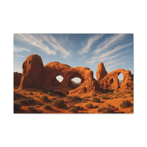 Desert Arches Matte Canvas – Pine Wood Frame - Dipaliz - Posters Prints & Visual Artwork
