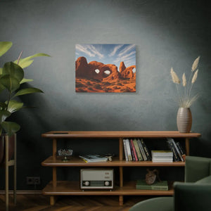 Desert Arches Matte Canvas – Pine Wood Frame - Dipaliz - Posters Prints & Visual Artwork