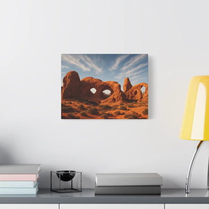 Desert Arches Matte Canvas – Pine Wood Frame - Dipaliz - Posters Prints & Visual Artwork