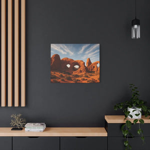Desert Arches Matte Canvas – Pine Wood Frame - Dipaliz - Posters Prints & Visual Artwork