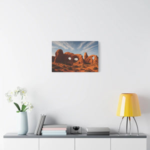 Desert Arches Matte Canvas – Pine Wood Frame - Dipaliz - Posters Prints & Visual Artwork