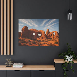 Desert Arches Matte Canvas – Pine Wood Frame - Dipaliz - Posters Prints & Visual Artwork