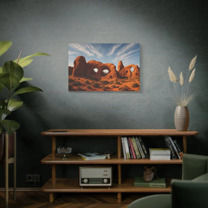 Desert Arches Matte Canvas – Pine Wood Frame - Dipaliz - Posters Prints & Visual Artwork
