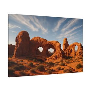 Desert Arches Matte Canvas – Pine Wood Frame - Dipaliz - Posters Prints & Visual Artwork