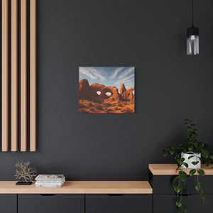 Desert Arches Matte Canvas – Pine Wood Frame - Dipaliz - Posters Prints & Visual Artwork