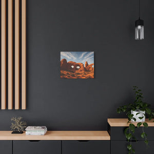 Desert Arches Matte Canvas – Pine Wood Frame - Dipaliz - Posters Prints & Visual Artwork