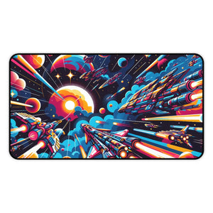 Epic Space Battle Desk Mat - Ultimate Workspace - Dipaliz - Workstation & Cubicle Accessories