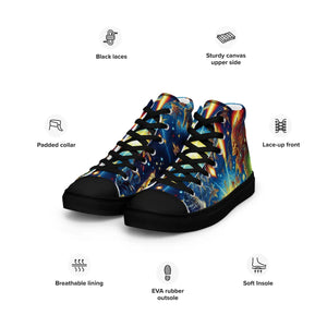Space Graphic Canvas Shoes - Limit High Comfort - Dipaliz - Sneakers