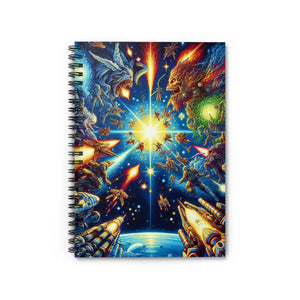 Trendy Space Notebook Ruled Line Paper - Dipaliz - Notebooks & Notepads