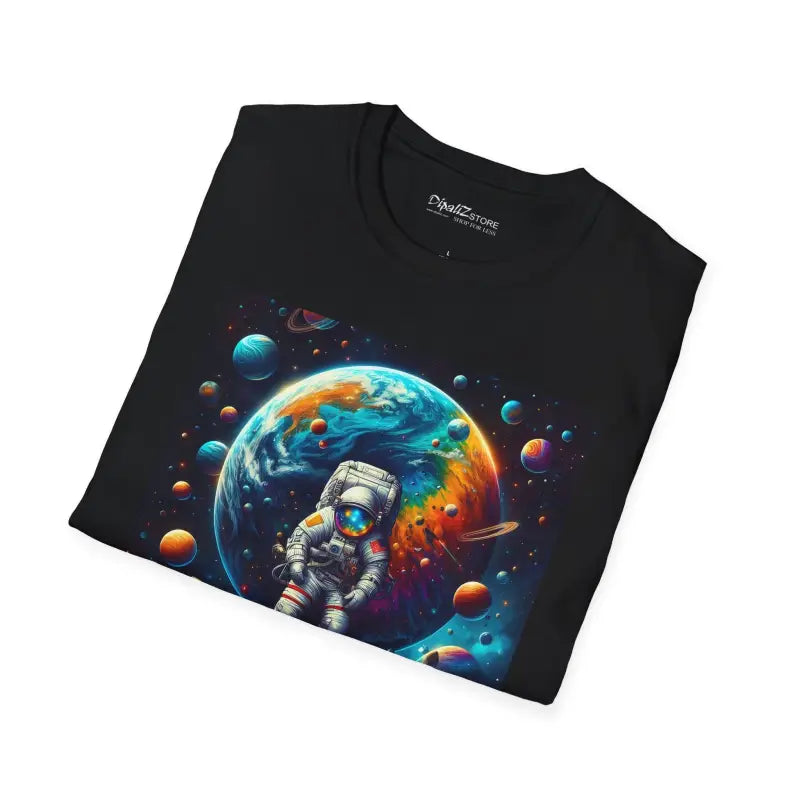 Explore the Cosmos in a Unisex Softstyle Solar System Tee - T-shirt